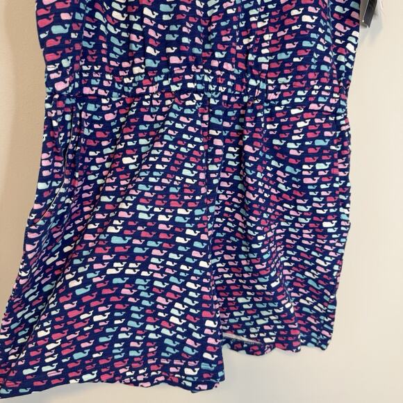 Vineyard Vines for Target Girls Scoop Neck Romper Size XL School of Whales Blue - Picture 3 of 15